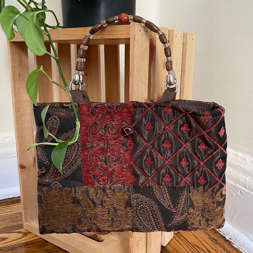 Vintage Handmade Patchwork Purse